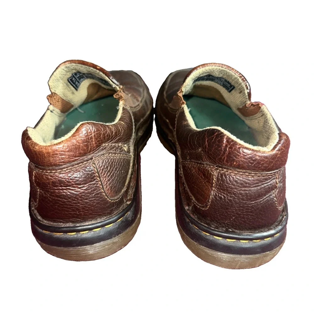 Dr Martens Orson Mens Size 11M Shoes Brown Leather Slip On Comfort Casual Loafer